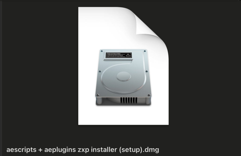 aescripts + aeplugins zxpインストーラー